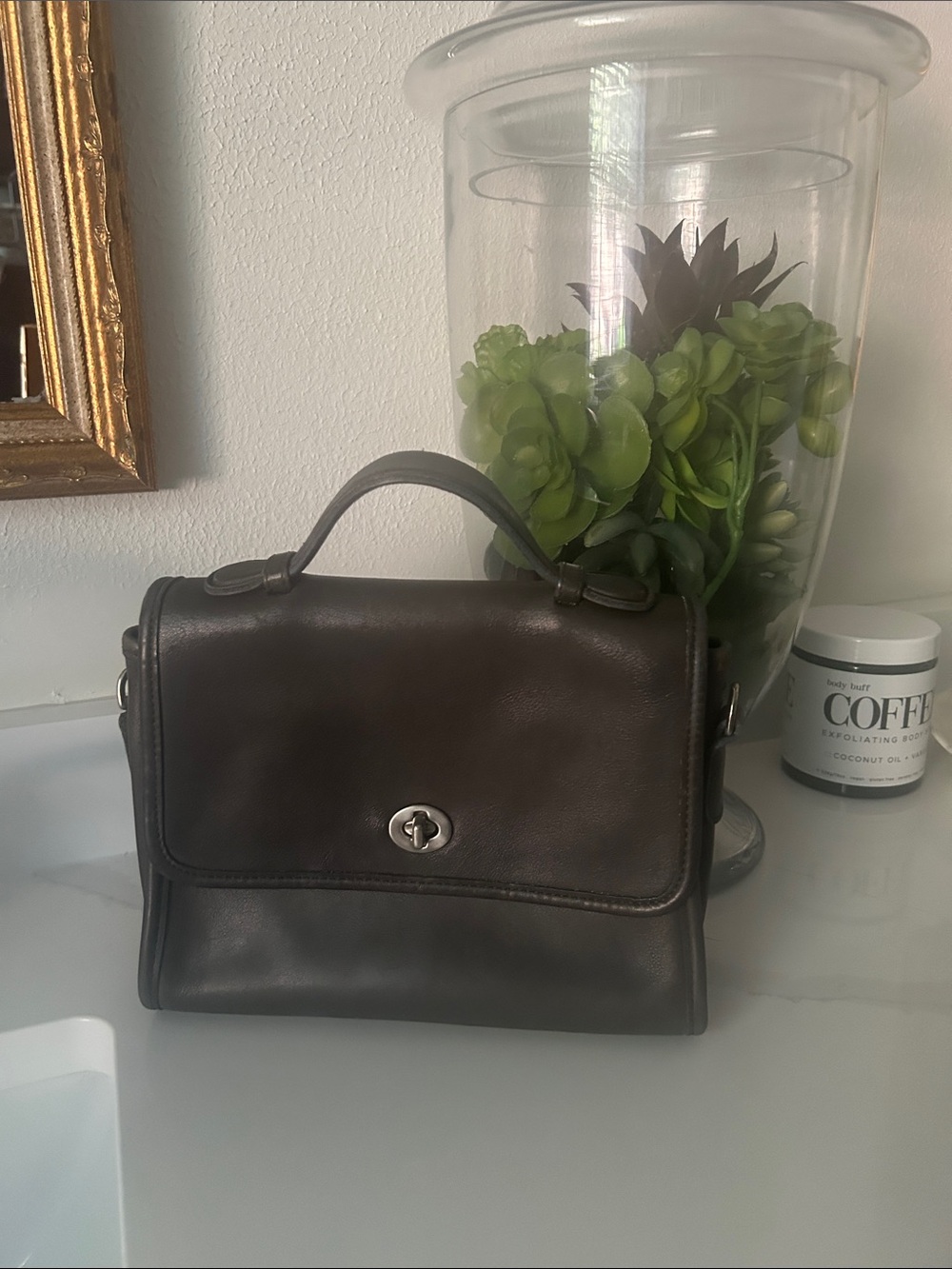 Painted Vintage GRAY COACH COURT #4